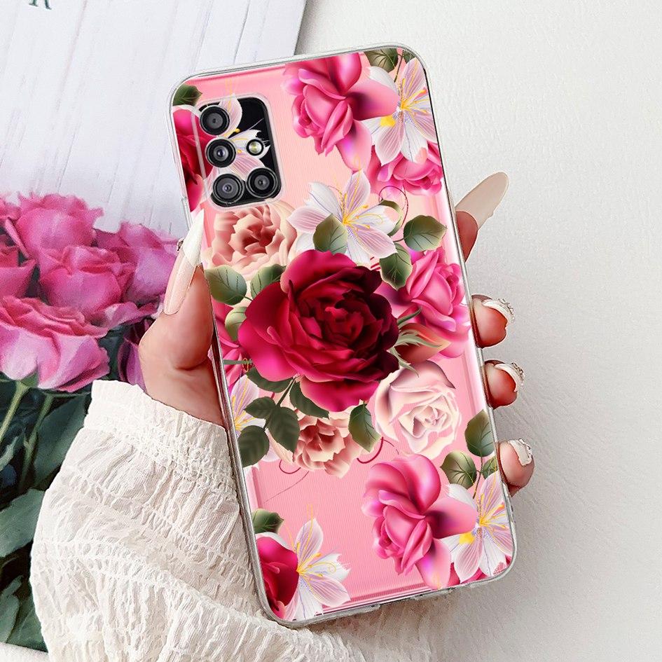 For Samsung Galaxy A71 A51 A31 Case A315F A515F A715F Cover Fashion Painted Soft Silicone Phone Cases For Samsung A51 5G Housing