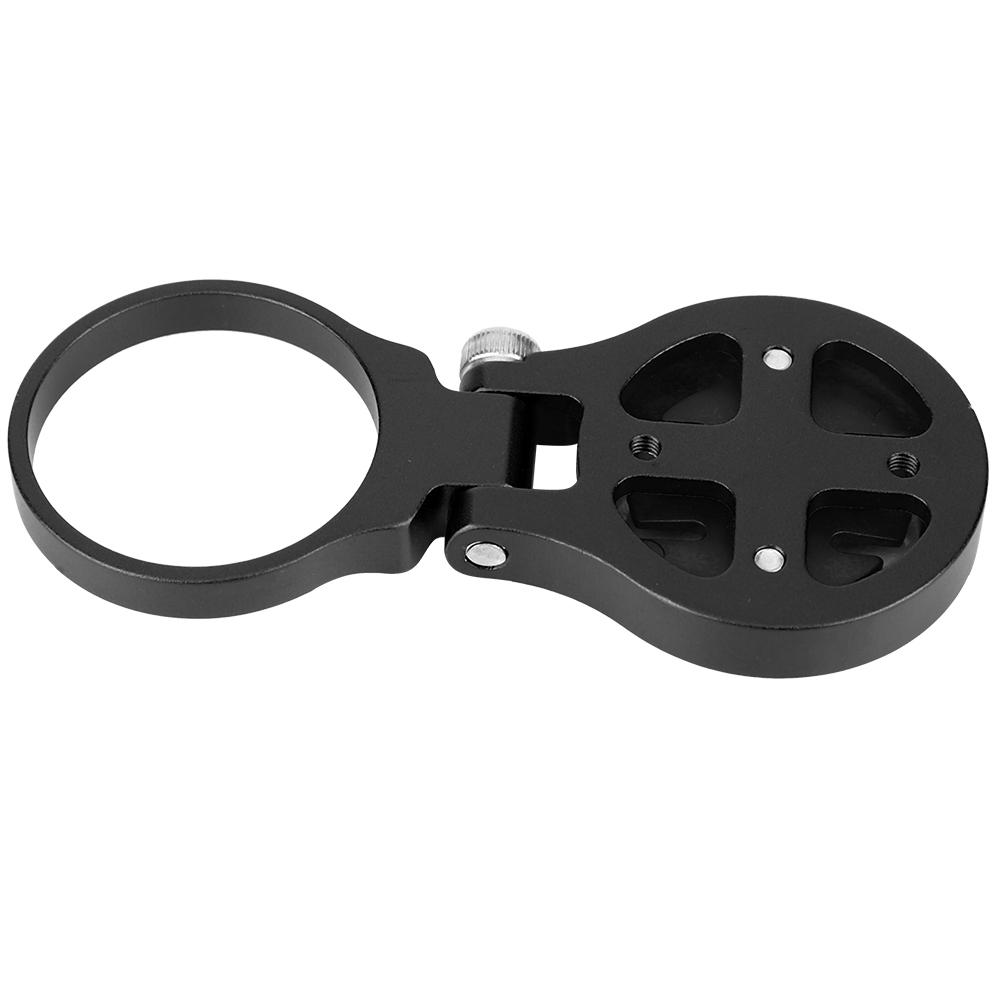 Bicycle Bike Adjustable Stem Mount Holder for Garmin Edge 1000 820 810 520 Computer GPS (Black)