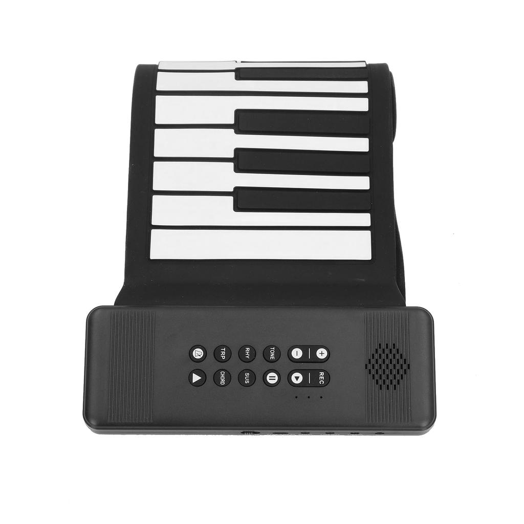 88 Key Hand Roll Piano 128 Tones USB MIDI BT Portable Folding Piano for Beginners