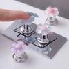 Flower Shaped Toilet Press Button Convenient Flush Lift Cover Toilet Water Tank Button Auxiliary Device Home Bathroom Supplies