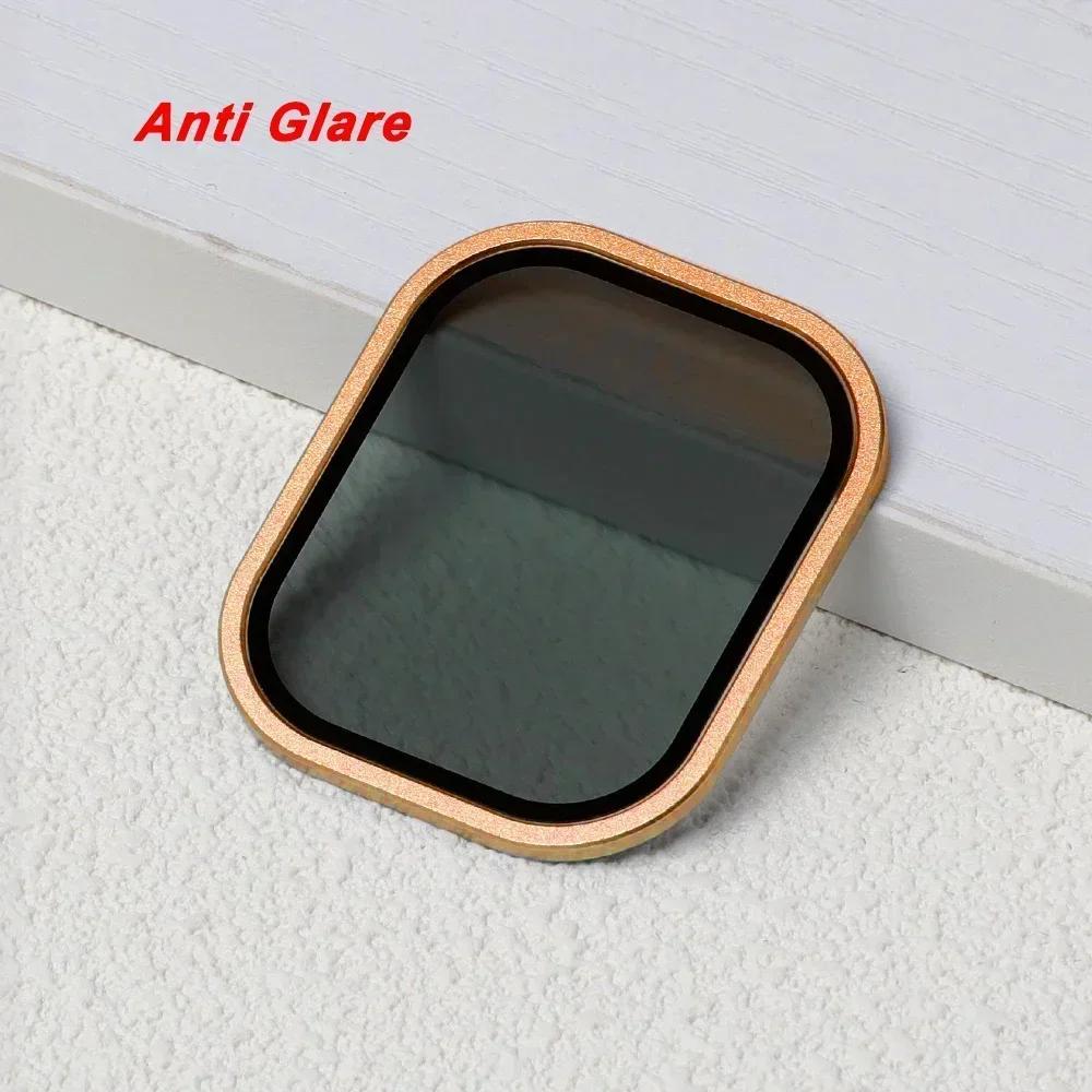 Screen Protector For Apple Watch Ultra 49mm Case Accessories Metal Cover Frame+Tempered Glass For iWatch Ultra 2 49mm Bezel Ring