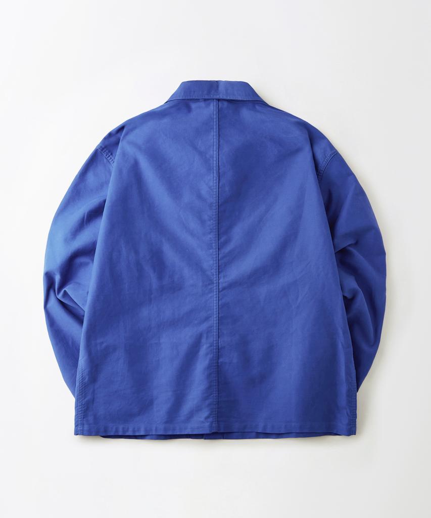 OUTSTANDING [Mut Lab] Moleskin French Work Jacket_Washed Blue