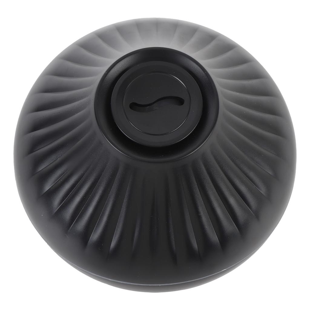 Flame Diffuser Humidifier 160ml Water Tank 7 Flame Colors USB Essential Oil Diffuser Humidifier with Crystal Ball Black