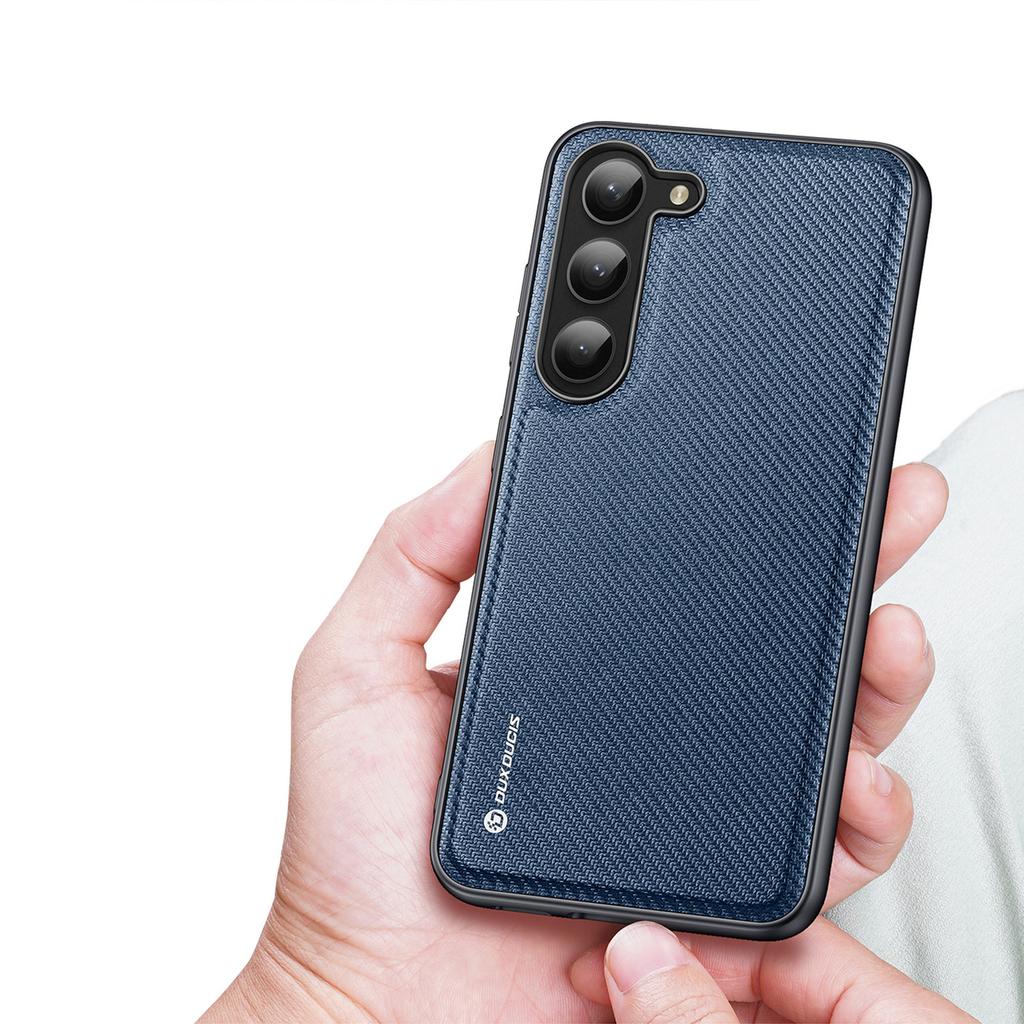 Dux Ducis Fino Galaxy S23+ Case with Blue Silicone Frame