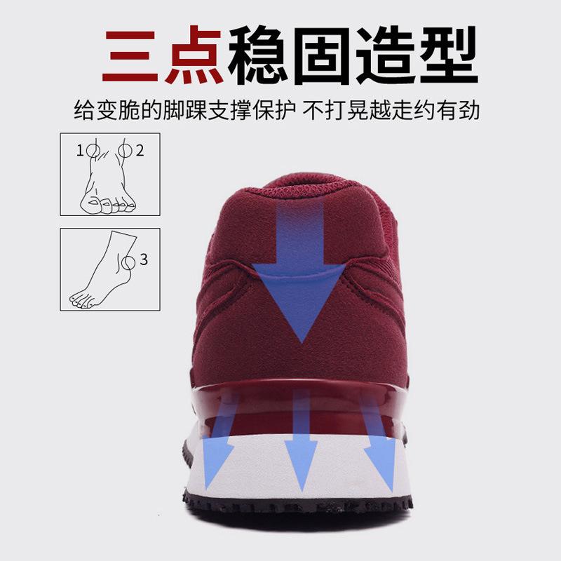 Autumn and Winter Feet Genuine Middle-aged and Elderly Non-slip Walking Shoes Women's Casual Single Shoes Elderly Cotton Shoes Lijian Mother Shoes