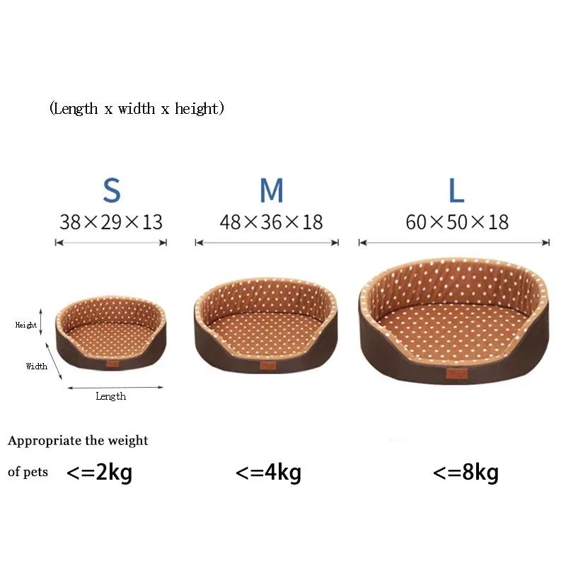 Hundebett-Matte, Anzug, weiches Sofa, Zwinger, Welpe, atmungsaktiv, langlebig, Decke, Kissen für kleine und mittelgroße Hunde, Heimtierbedarf