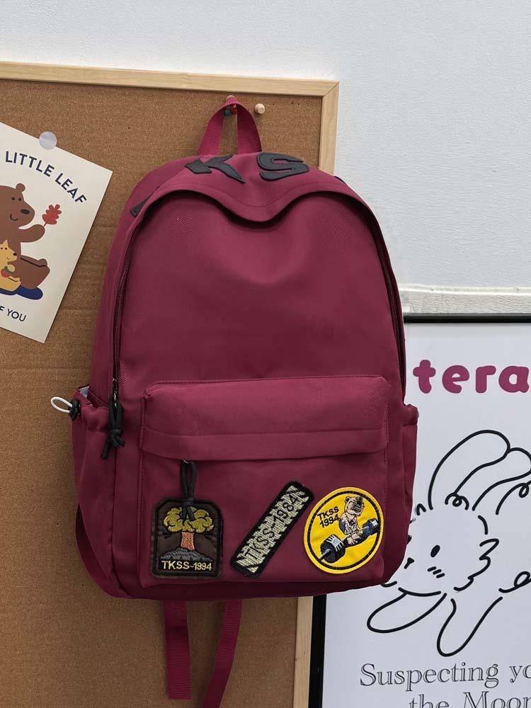 Schoolbag American retro schoolbag female ins style high value junior high school student high school student large capacity backpack personalized