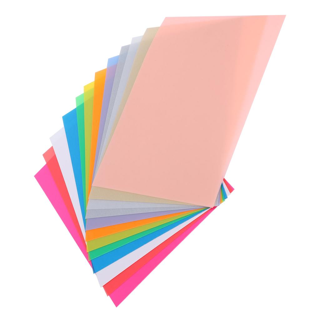 12 ks Fólií pro tepelné smrštění Barevné DIY Přívěsek na klíče Ručně vyráběné Doplňky 14,5x20cm