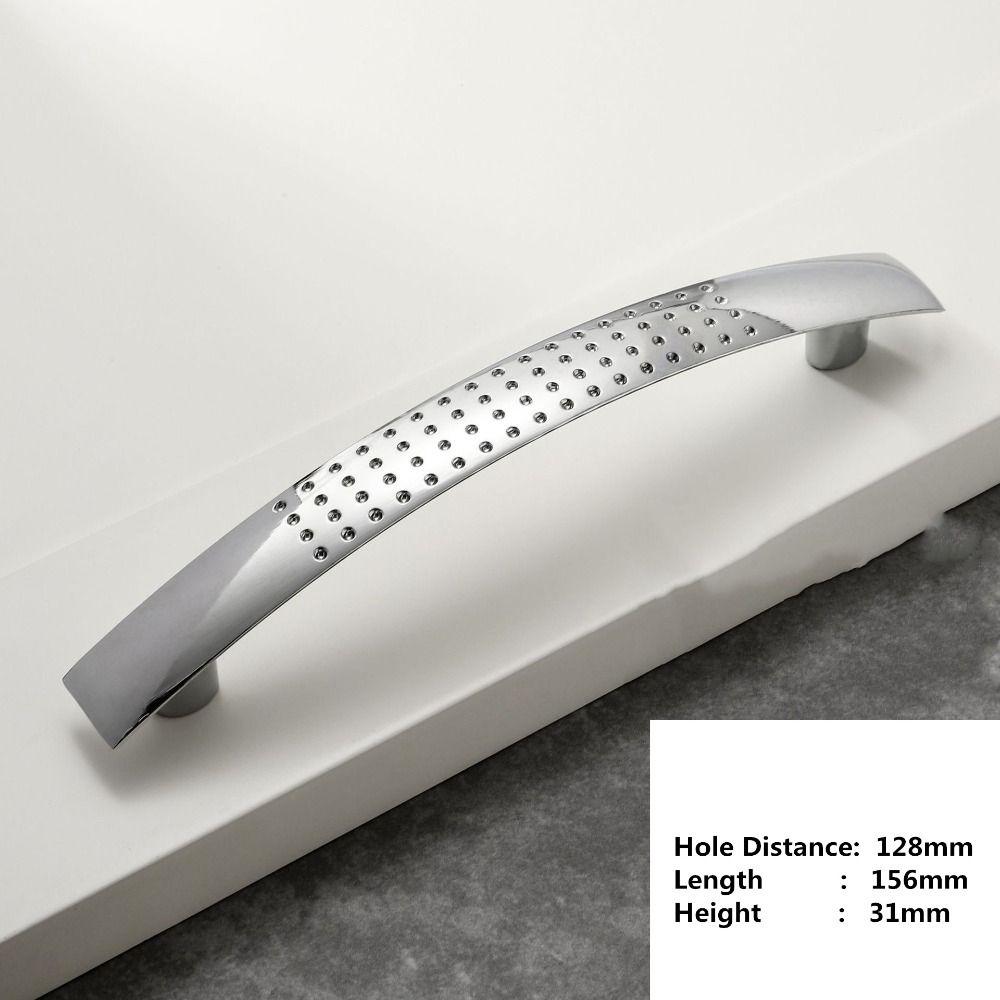 Modern Kitchen Drawer Cabinet Brushed Silver Furniture Hardware  Home Improvement