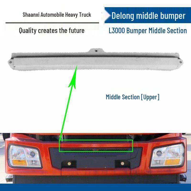 

Shaanxi Delongqi L3000 Front Bumper Upper and Lower Sections Standard
