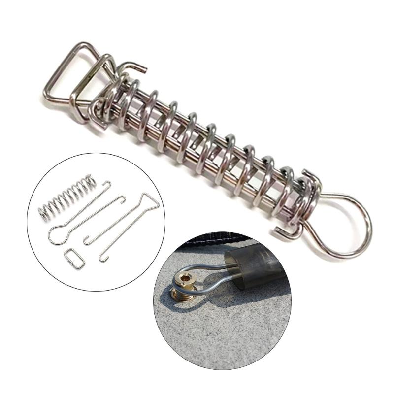 1/4/10pcs Windproof Stainless Steel Rope Tensioner Awning Fixed Hook Buckle