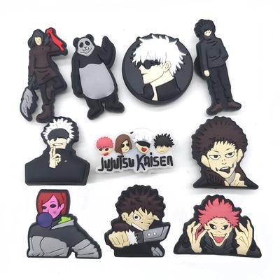 Jujutsu Kaisen Anime Crocs Charms - PVC Weichgummi Schuhzubehör zur Crocs-Dekoration