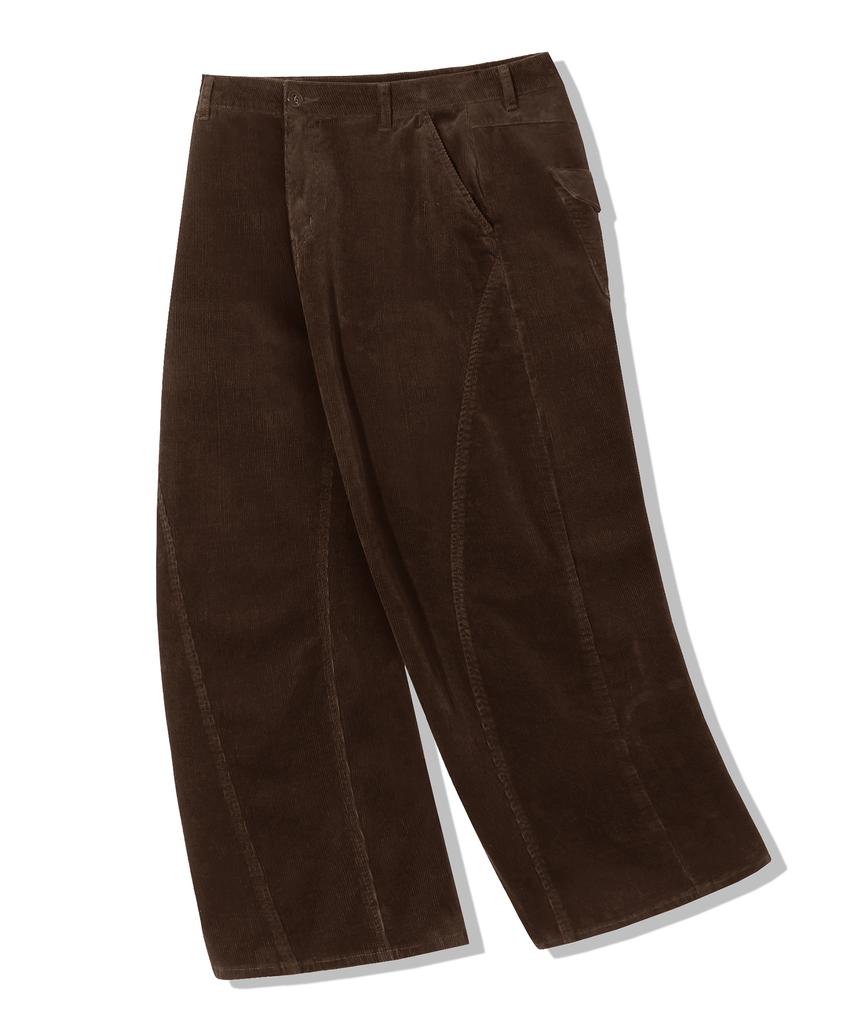 TRILLION Curved Fit Wide Corduroy Pants_4 Colors