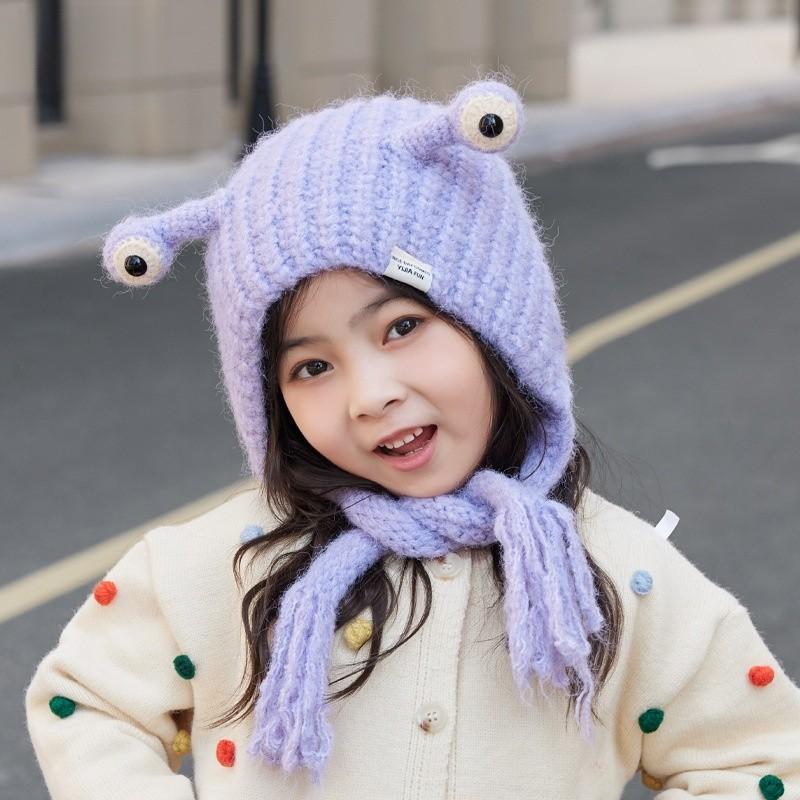 Childrens Knitted Hat For Winter With Warmth And Windproof Protection For Kids Outdoor Play