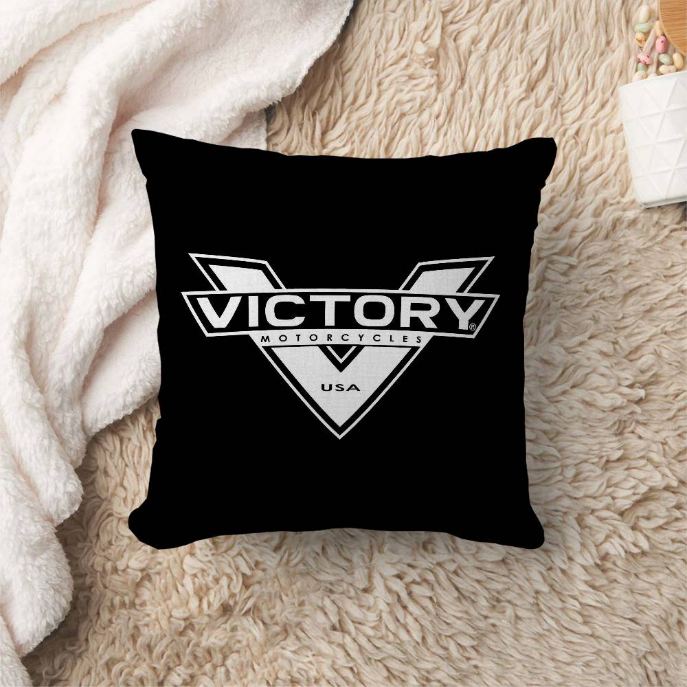 V-Victorys Motorcycles Racing Office Cushion Pillowcase Car Cushion Cover45X45Cm Lumbar Pillowcase Sofa Pillowcover