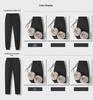 Men's Korean Style Lambskin Pants - Warm, Thick, Straight-Leg, Casual Sportswear for Autumn and Winter