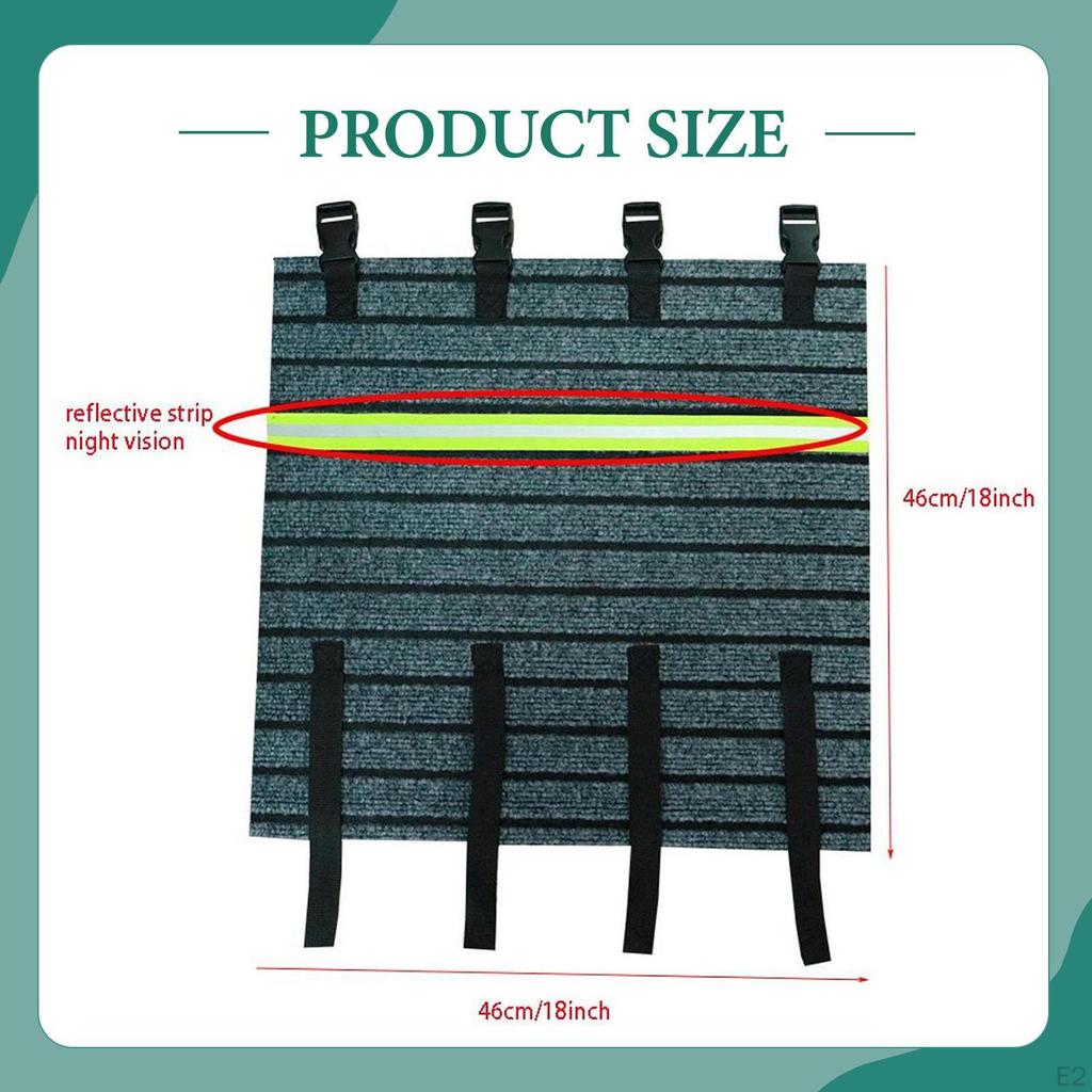 RV Step Cover Accessories Adjustable Carpet