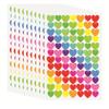 10 Sheets Diary Graffiti Stickers Student Notebook Decoration Heart Number Letter Dot Sticker Scrapbook Albums Self-adhesive