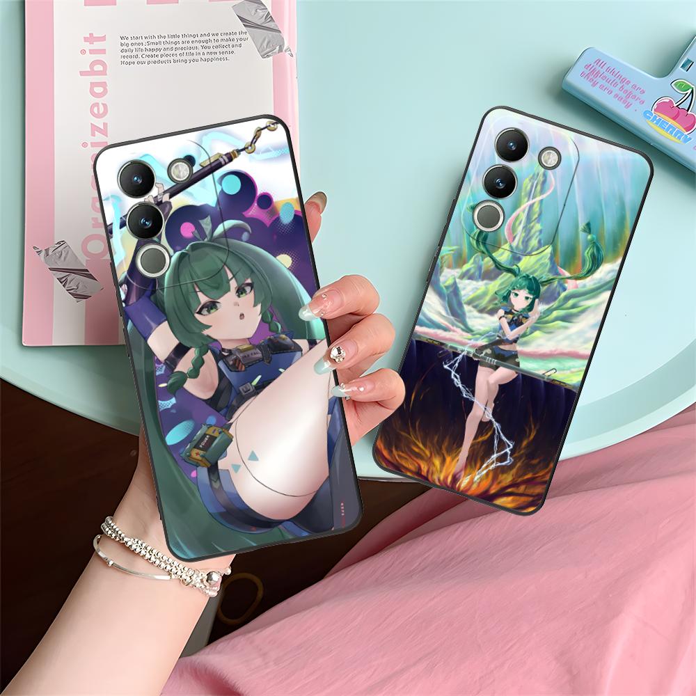 Zenless Zone Zero QingYi Phone Case for VIVO Y77 76 75 74 73 72 58 56 55 51 50 38 36 Y19 Y18 Y03 Y01 5G Colorful Printing Cover