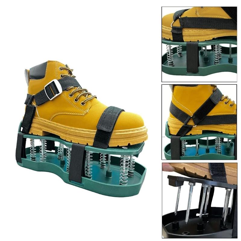 Spikes Shoes for Epoxy Flooring Epoxy Shoes Spikes with Bottom Spiked Shoes Epoxy Floor Coating Fully Assembled