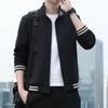 Spring and Autumn Jackets for Men Long Sleeve Regular Coats Men Jacket Solid Daily Casual Bomber Jacket