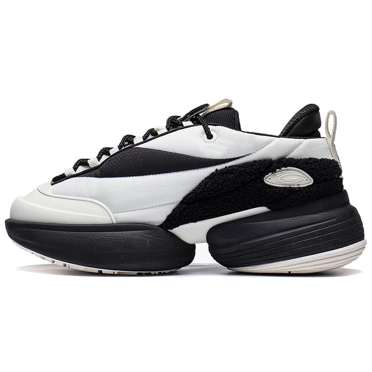 

Li Ning CF Tracing Collection, Ultra Distance V2 Low top Sports Casual Shoes Unisex White Black AGLS241-4 39