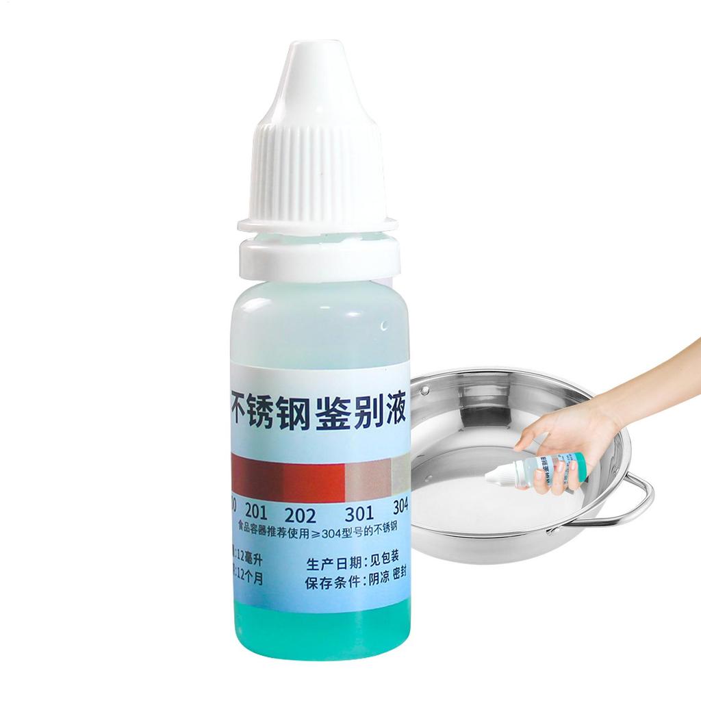 12ml Stainless Steel Testing Liquid 304/201/316 Stainless Steel Testing Liquid
