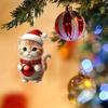 Christmas Tree Hanging Ornaments 2D Acrylic Cat Shaped Pendants Christmas Decorations For Home 2026 Xmas Gifts New Year 2026