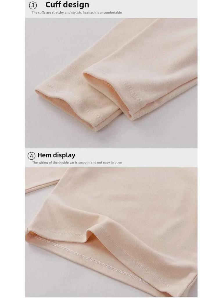 Barns dubbelsidig sammetstopp med halvhög krage och lång ärm för pojkar och flickor