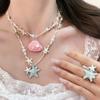 Beach Surfer Starfish Shell Choker Dopamine Bead Trendy Beach Necklace  Holiday Choker