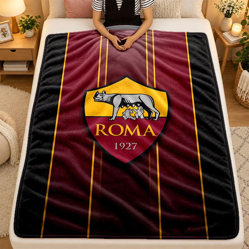 FlanellfiltAS Roma Varm Mjuk Pläd för Inomhus Soffa Säng Vardagsrumsbruk