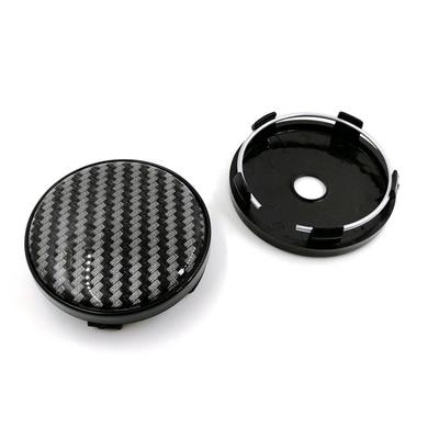 Negru de Carbon 57Mm 58Mm Capace Centrale Butuc Roată Auto Embleme Acoperire Antipraf Jantă Auto