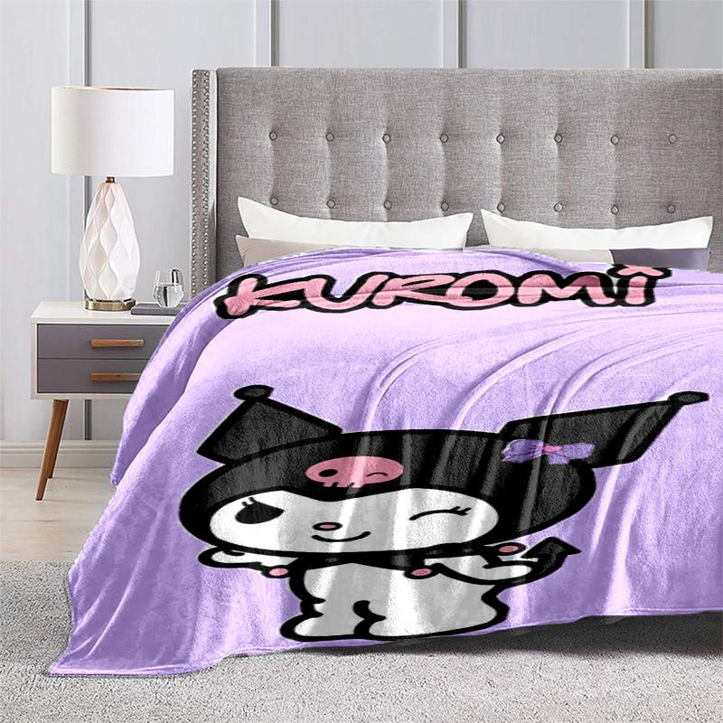 Cute Purple Kuromi Tapestry Blanket Blanket Soft And Comfortable Sheet Nap Blanket Gift