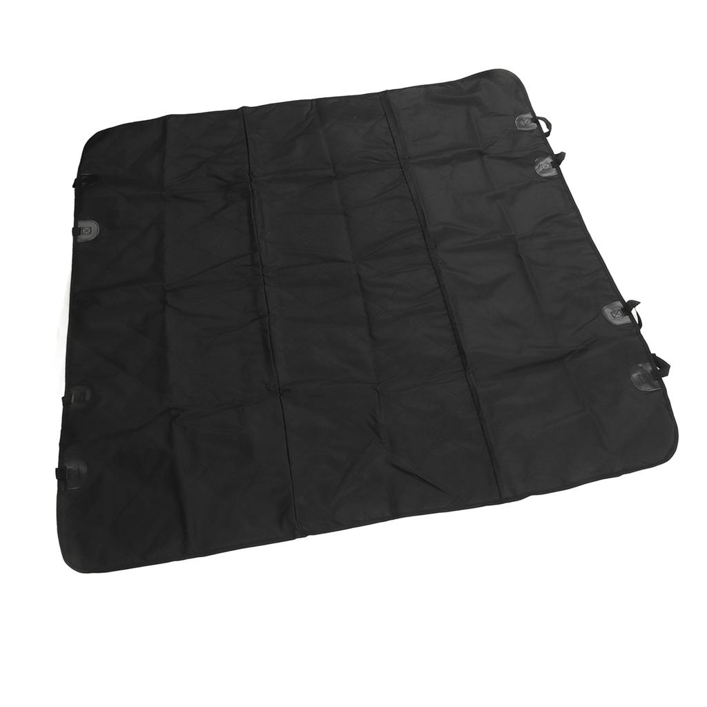 Car Pet Mat Oxford Fabric Black Collapsible Water Resistant Pet Cover for Truck Car