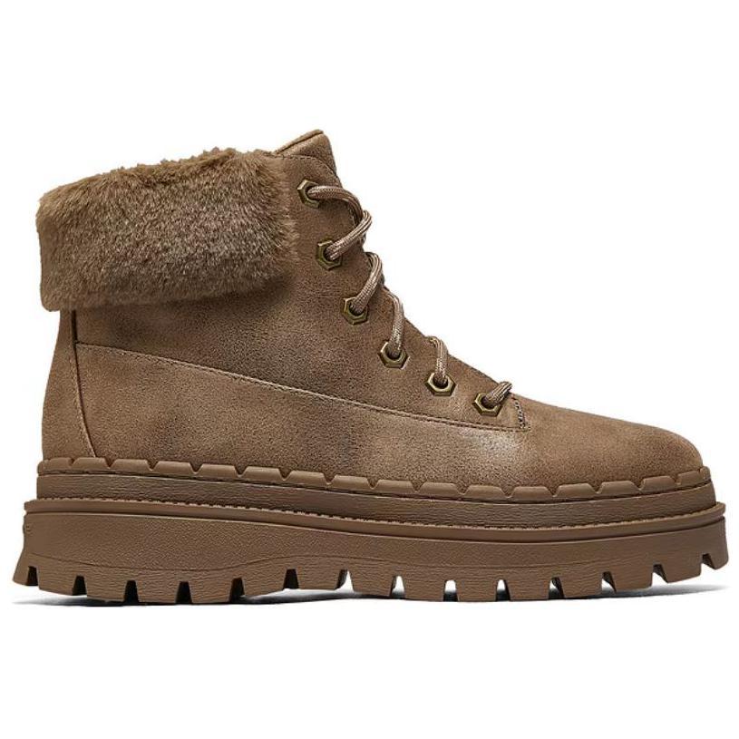 Skechers Modern Comfort Winter Fashion Comfortable Short Snow Boots Women boots Brown 169032-CSNT
