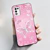 Phone Case For ZTE Libero 5G III A202ZT / Libero 5G II A103ZT Casing Fashion Butterfly Flower Black Soft TPU Case Silicone Cover