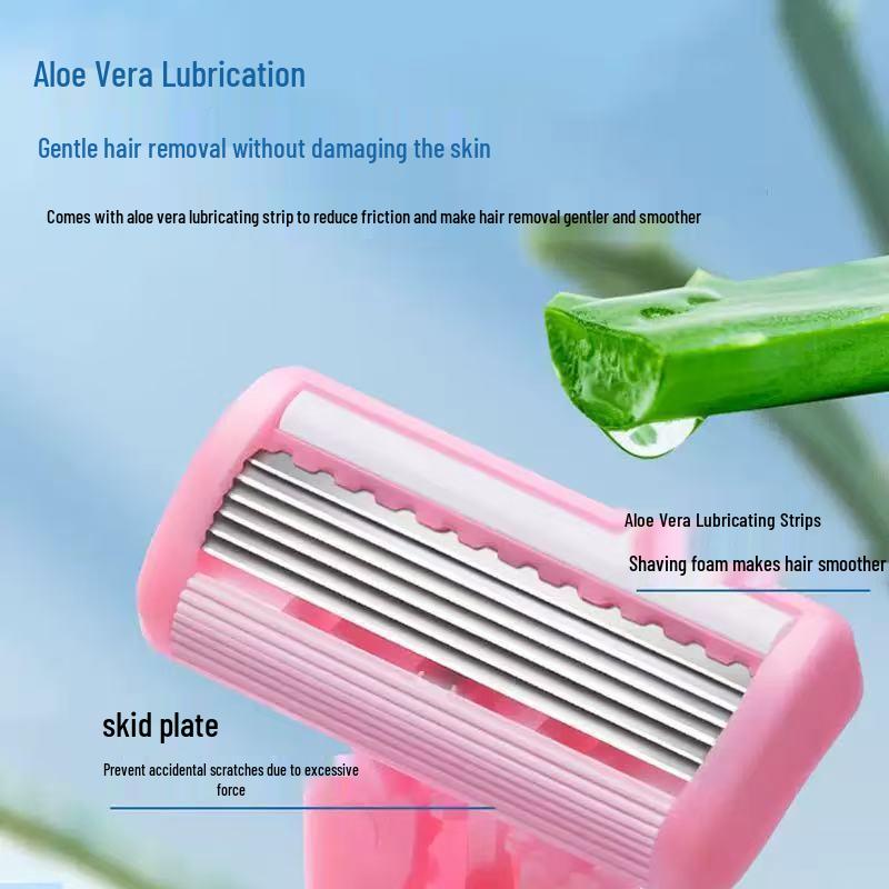 Ladies Manual Shaving Razor & Epilator for Underarms, Legs & Body Hair