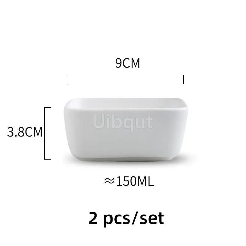 

Ceramic Small Square Bowl Mini Bowl Multi-Color Dessert Sauce Vinegar Dishs Porcelain Dinner Sets Tableware Tray Kitchen Stuff