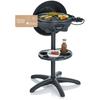 Elektrischer Standgrill - - PG8541 - 2000 W - Große Grillfläche Ø 41 cm - Einstellbarer Thermostat - Mattschwarz