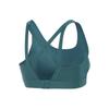 Li Ning Womens Fitness Series Solid Color Medium Support Tank Sports Bra Women Sports Bra Cloud-Green AUBU040-2