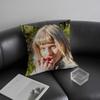 A-Aurora Singer Cushion Cover Pillowcase Ultra Soft Skin Friendly Fabric Cloud Like Comfort & Concealed Zipper