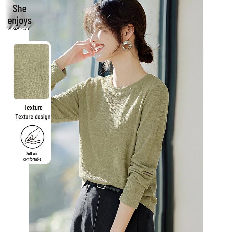 

Women s Versatile Round Neck T-Shirt M