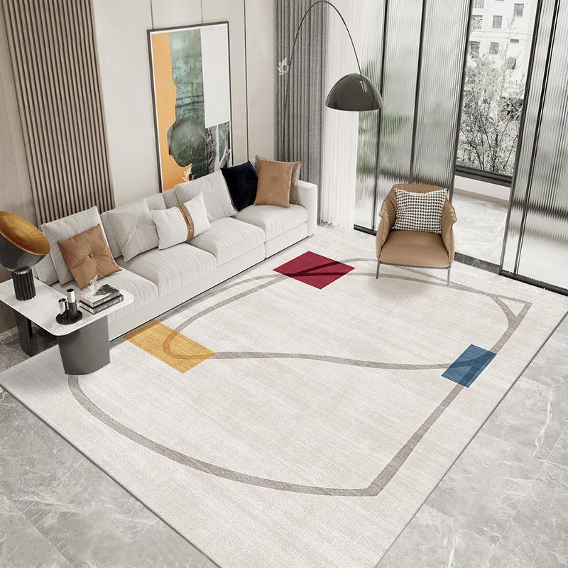 Modern Abstraction Living Room Decoration Carpet Nordic Style Rugs for Bedroom Non-slip Large Area Mat Home Washable Lounge Rug
