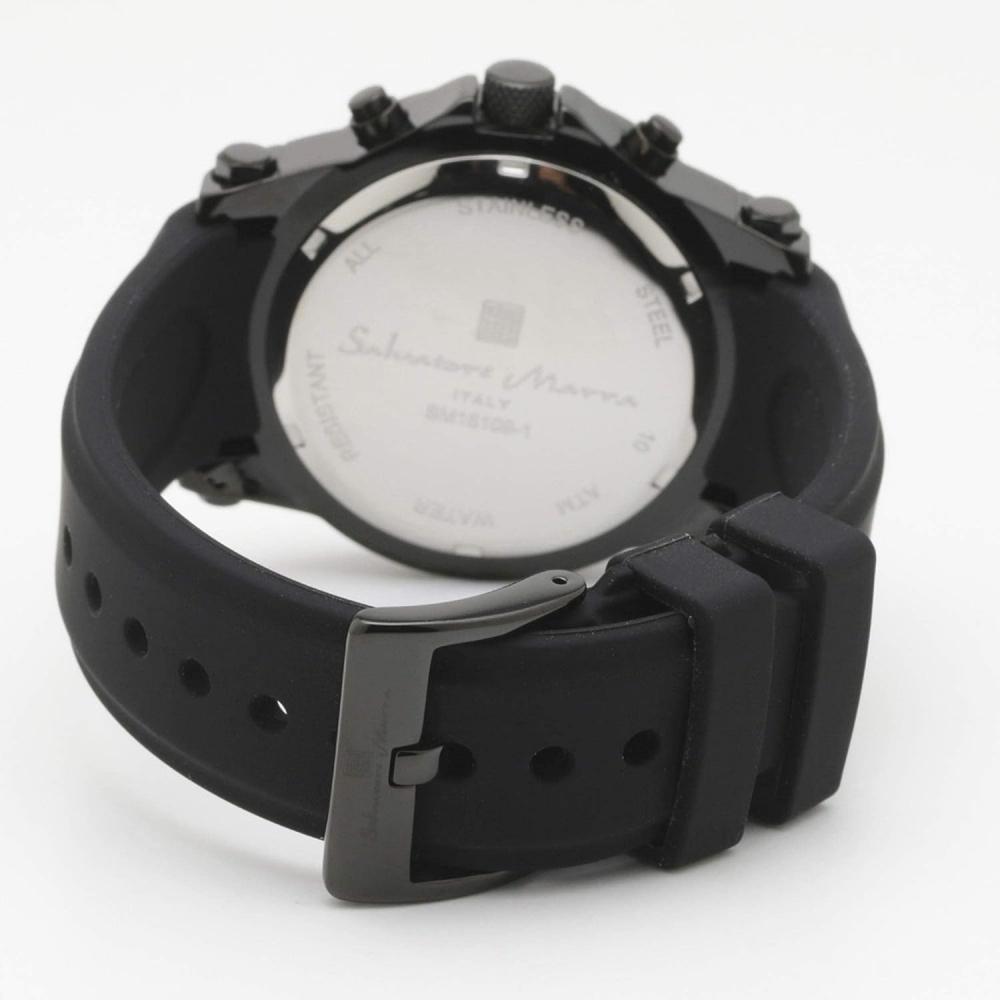 Salvatore Marra Men S Watch Chronograph Black Quartz Gift Bkbk