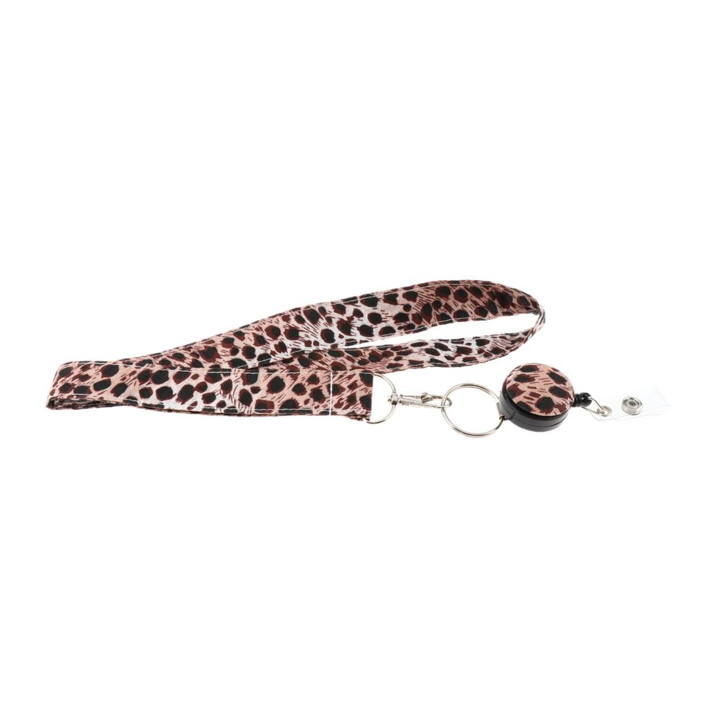 Cloth Material Card Holder Lanyard Badge Holder Neck Strap with Metal Lobster Hook for Factory Worker