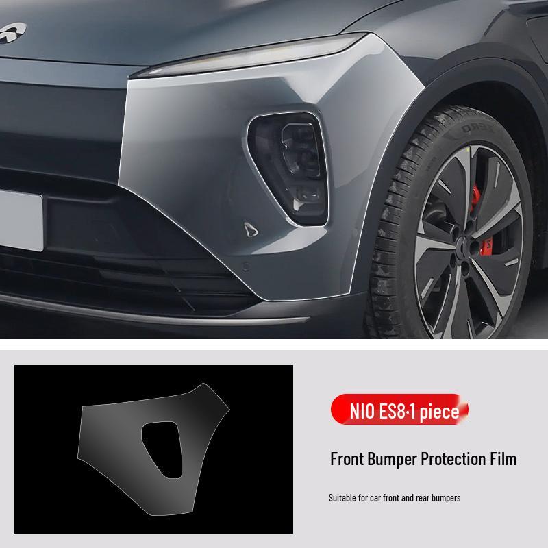 NIO ES8 Vorgeschnittene TPU Transparente Unsichtbare Schutzfolie für Stoßfänger vorne und hinten