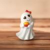 Cartoon Ghost Art Sculpture Resin Ghost Statue Ornament Halloween Ghost Figurine  Office