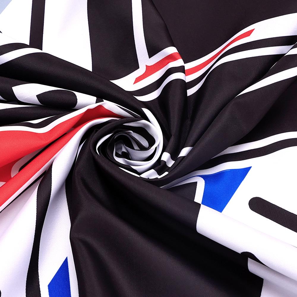 Printed Barber Cape for Hairdressing and Dyeing - Customizable Logo