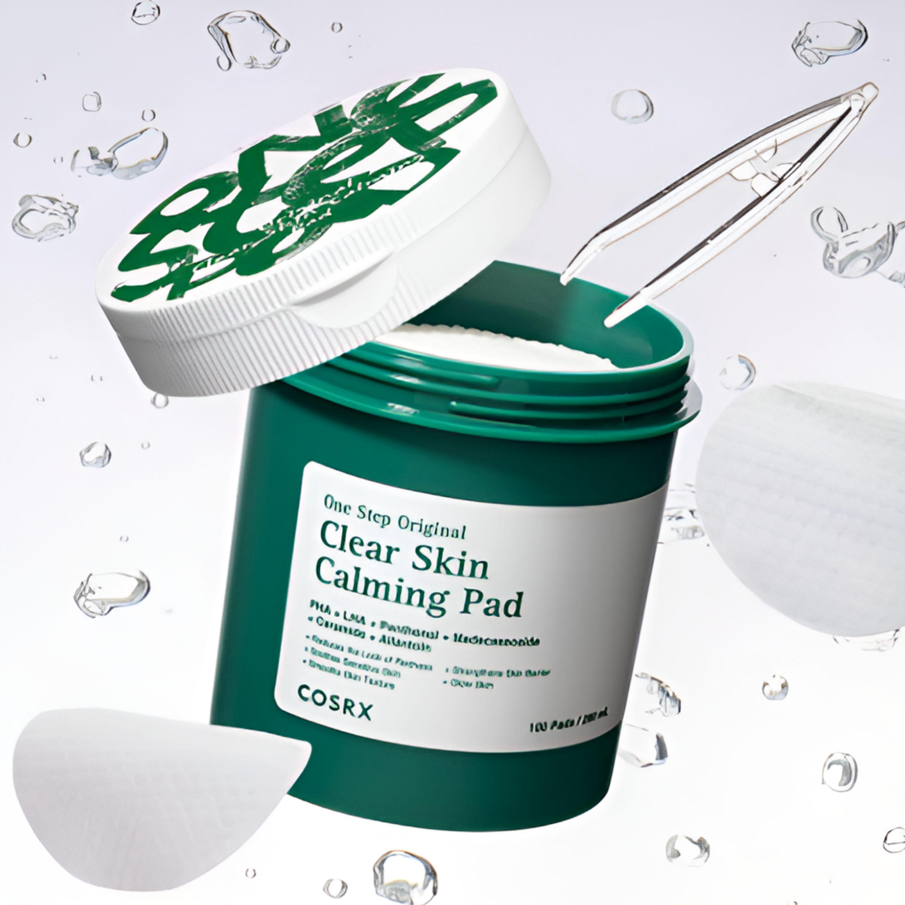 COSRX One Step Green Hero Calming Pad – Soothing & Pore Care Toner Pads (100 Pads)
