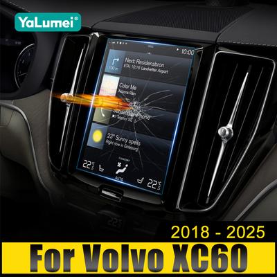 Dla Volvo XC60 2018 2019 2020 2021 2022 2023 2024 2025 Ekran nawigacji samochodowej Szkło hartowane Ochronna folia ochronna